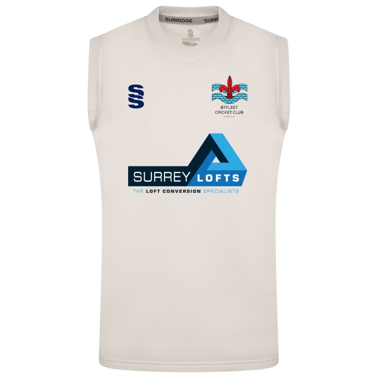 BYFLEET CC Blast Sleeveless Cricket Sweater