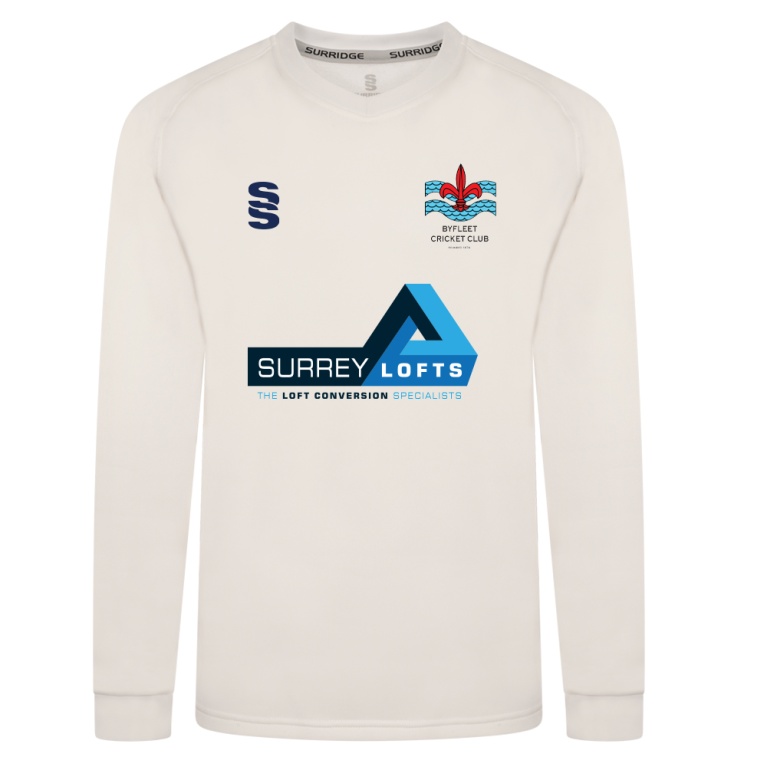 BYFLEET CC Blast Long Sleeve Cricket Sweater